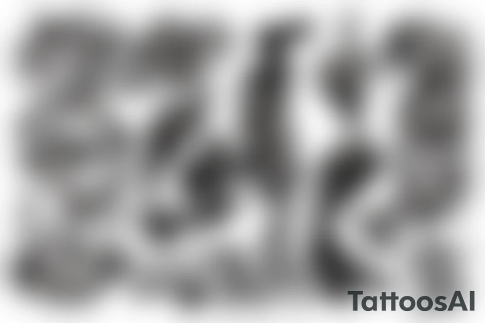 Three blacks bands on arm tattoo idea