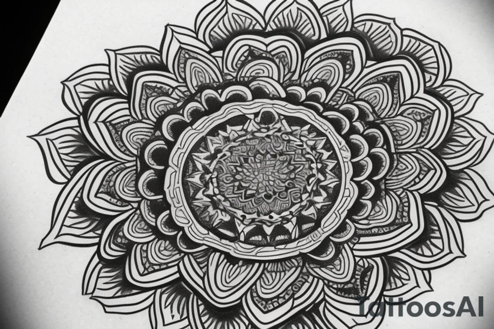 mandala tattoo idea