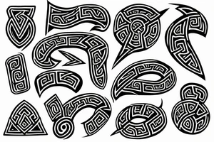 Norse runes tattoo idea
