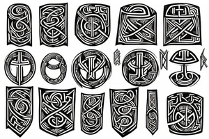 Norse runes tattoo idea