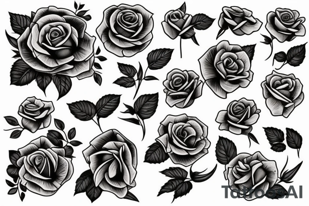 rose tattoo idea