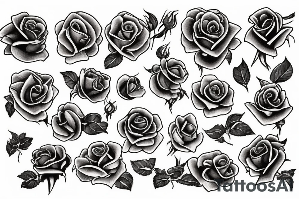 rose tattoo idea