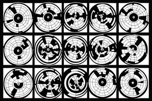 death star, minimal, line tattoo idea