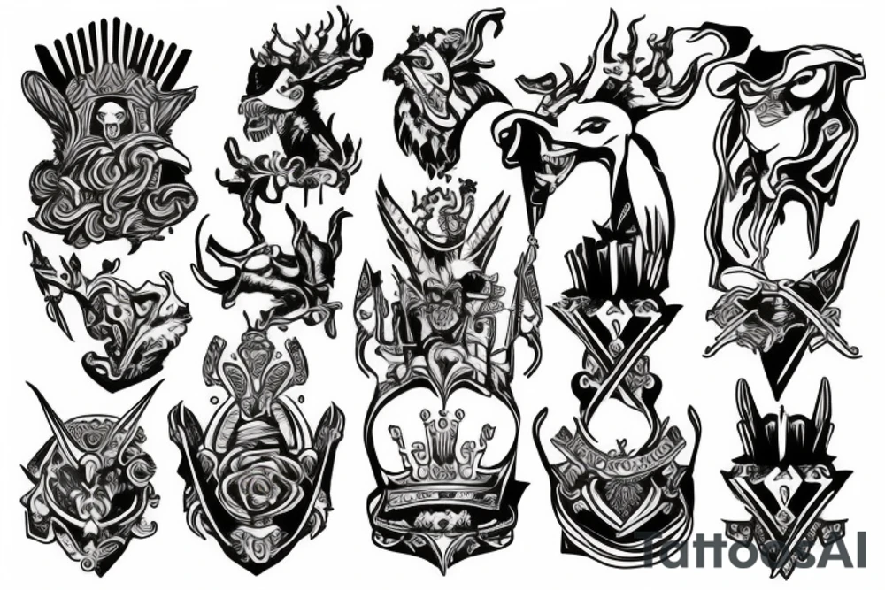 Rex the throne tattoo idea