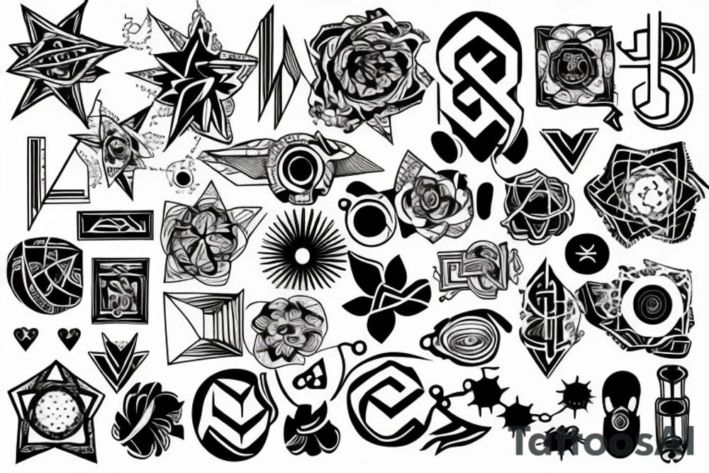 H, I, S, tattoo idea