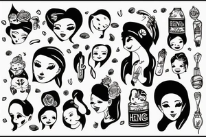 Family, Heinz, Sabrina, Ingrid tattoo idea