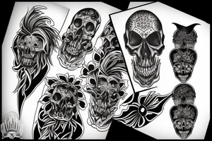 Crow Skull tattoo idea