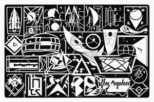 A traveller lost on the way tattoo idea