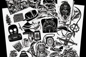 A traveller lost on the way tattoo idea