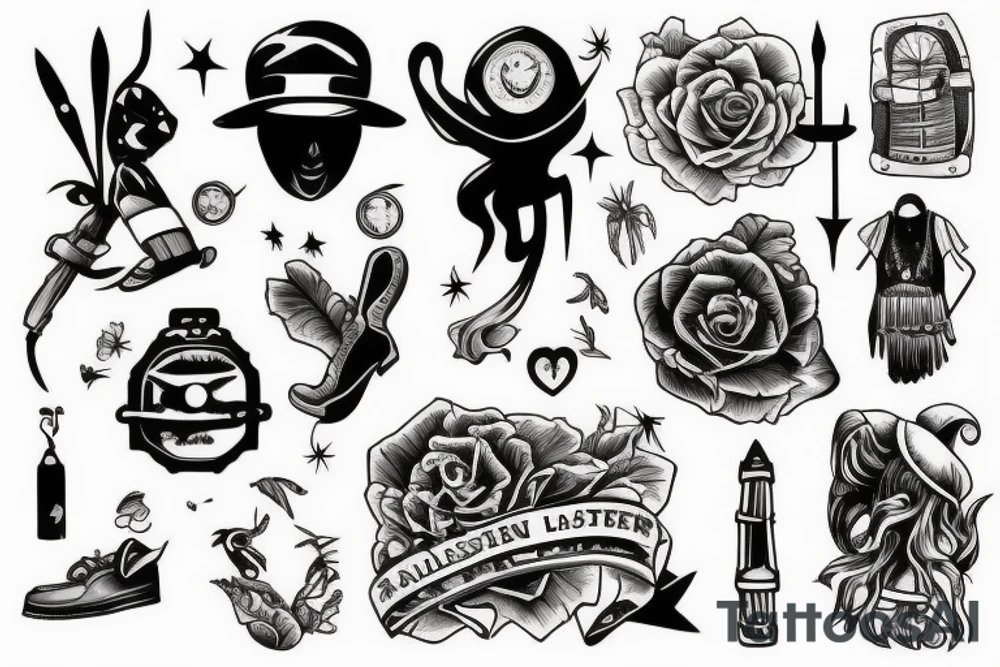 A traveller lost on the way tattoo idea