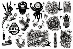 A traveller lost on the way tattoo idea