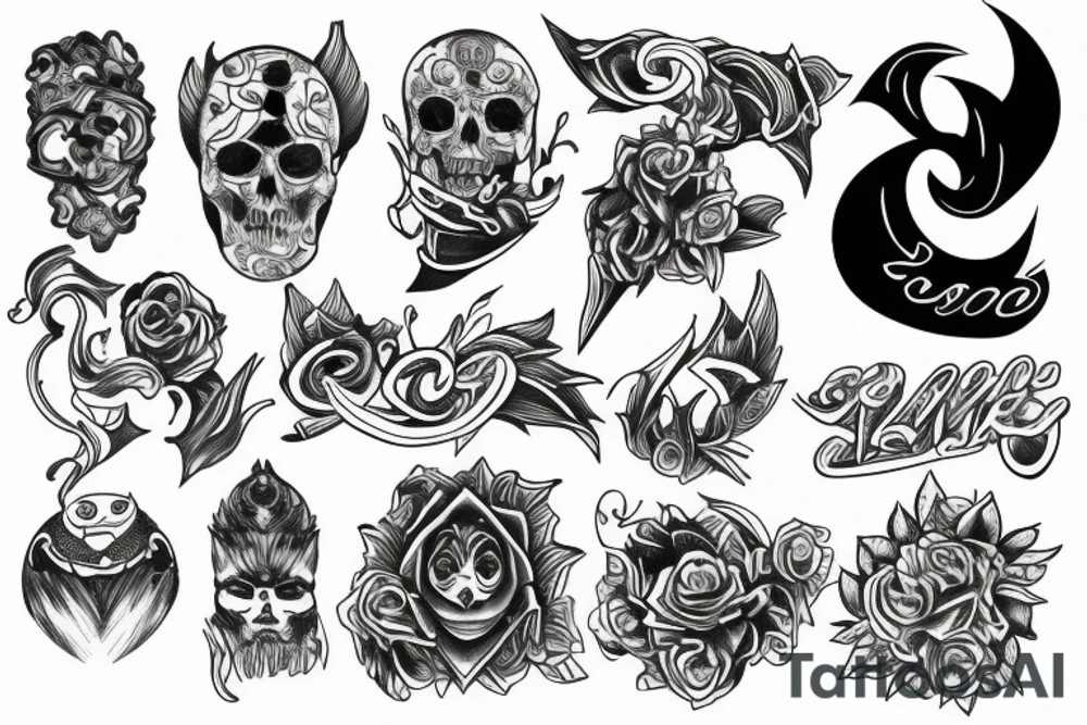 Three god tattoo idea