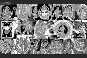 Hindu gods tattoo idea