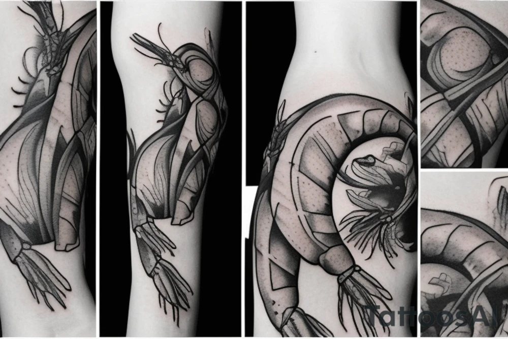 shrimp tattoo idea