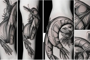 shrimp tattoo idea