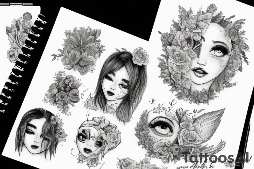 All that I am
All that I ever was
Is here in your perfect eyes tattoo idea