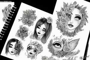 All that I am
All that I ever was
Is here in your perfect eyes tattoo idea