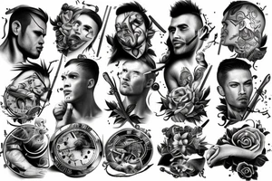 A man with strong discipline tattoo idea