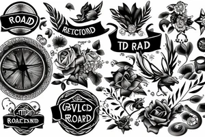 The road less traveled tattoo idea