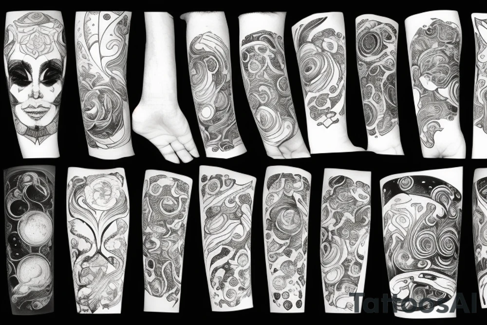 The universe tattoo idea