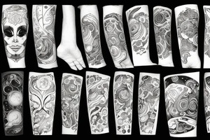 The universe tattoo idea
