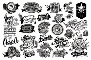 "NEVER STOP EXPLORING" tattoo idea