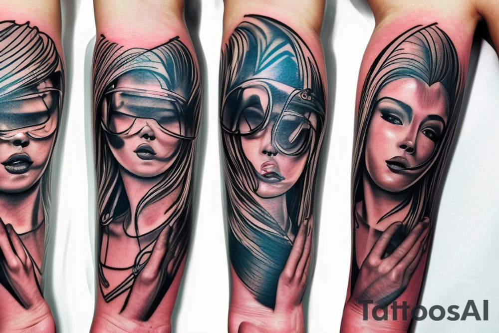 bionic, forearm tattoo idea