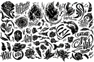 CHOSEN 1 tattoo idea