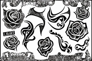 make a logo with 2 a's tattoo idea