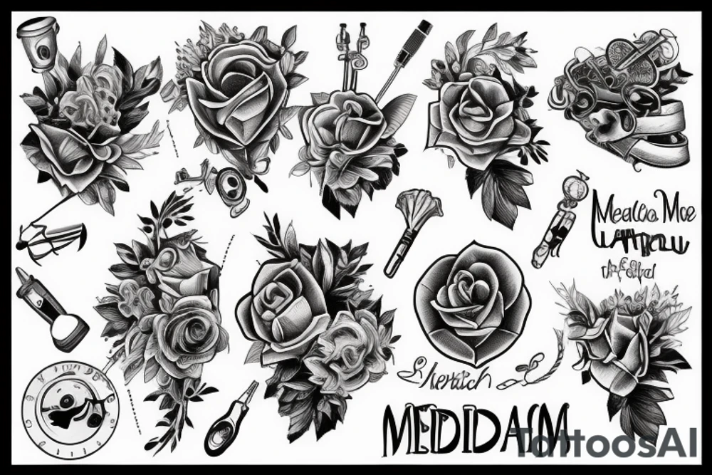 Medical arm tattoo tattoo idea