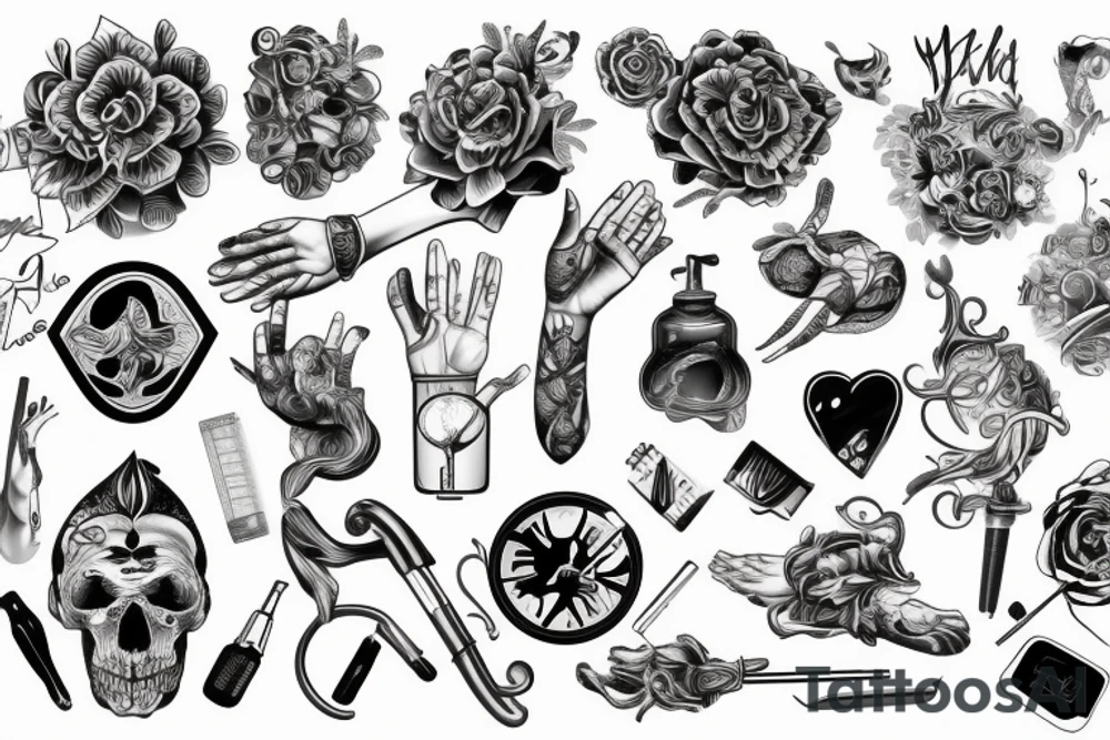 Medical arm tattoo tattoo idea
