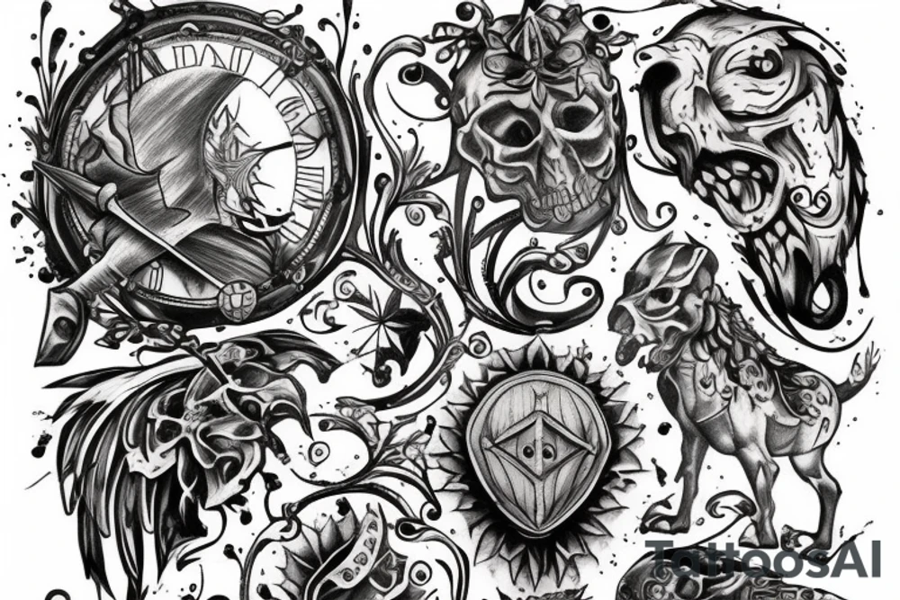 Medieval  arm tattoo tattoo idea