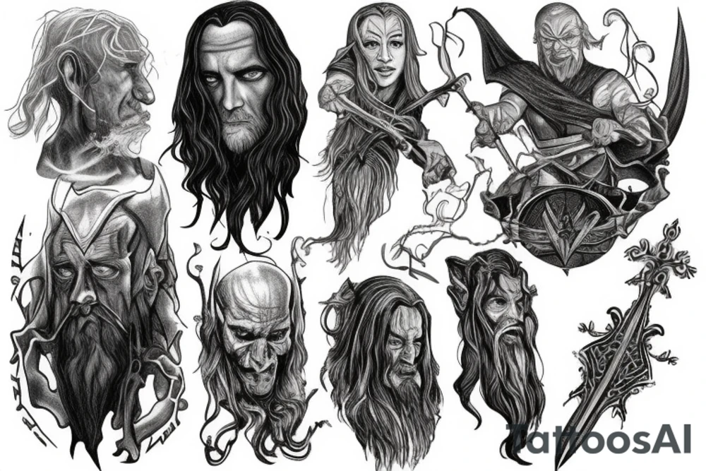 Lord of the rings tattoo idea