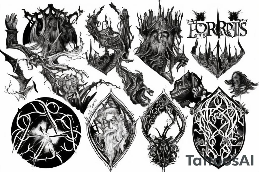 Lord of the rings tattoo idea