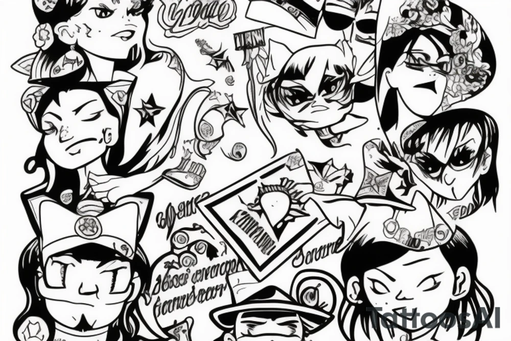 Gertrude Strike from Witches tattoo idea