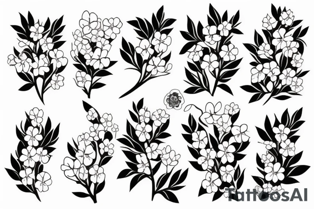 cherry blossoms tattoo idea