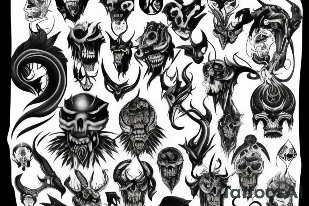 demon tattoo idea