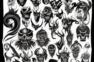 demon tattoo idea
