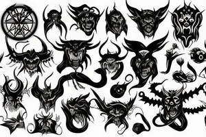 demon tattoo idea