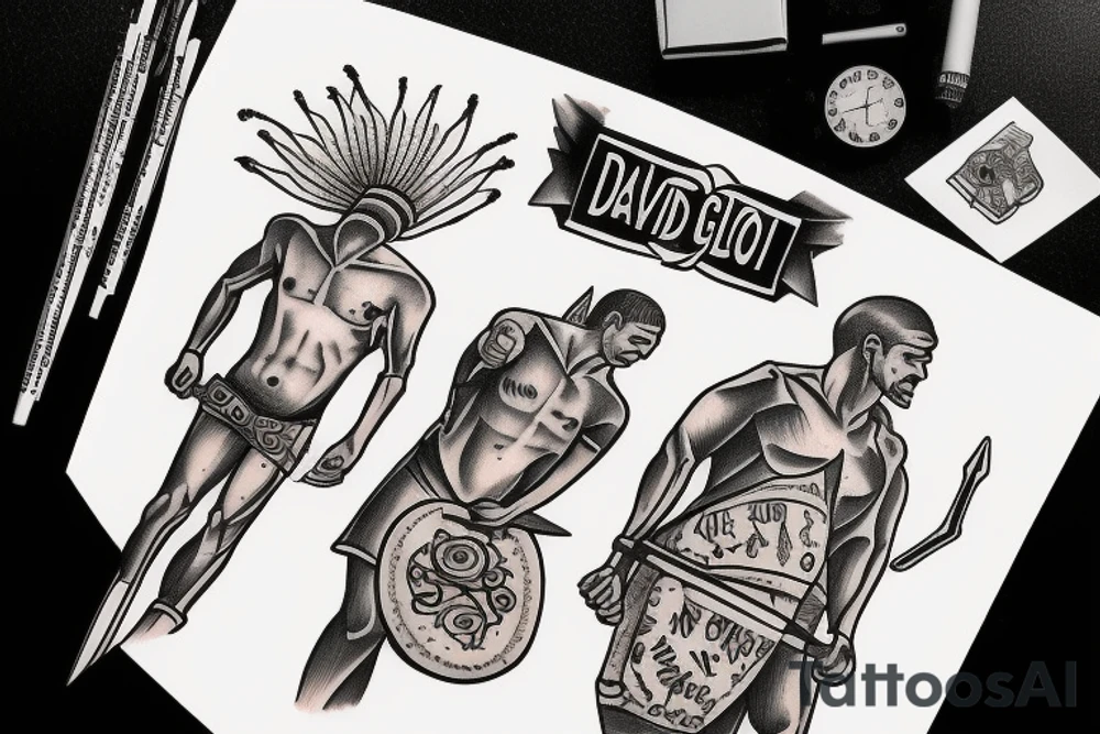 David vs Goliath tattoo idea