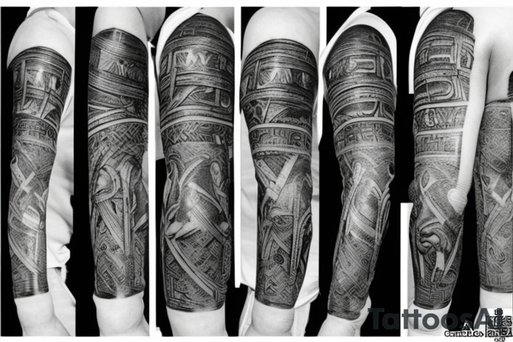 Gladiators fighting tattoo idea