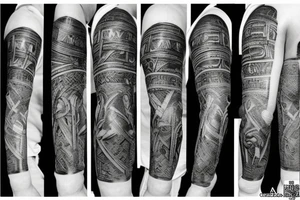 Gladiators fighting tattoo idea