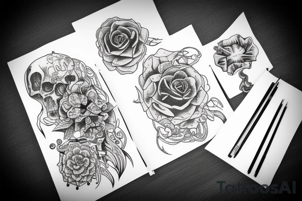 '' NO FEAR'' tattoo idea