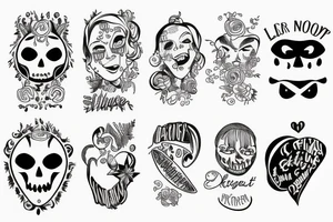 laugh now cry later tattoo idea