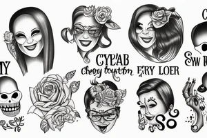 laugh now, cry later tattoo idea