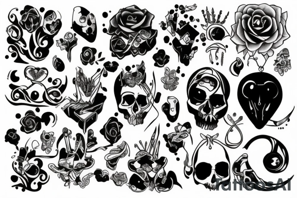 sad but happy tattoo idea