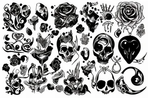sad but happy tattoo idea