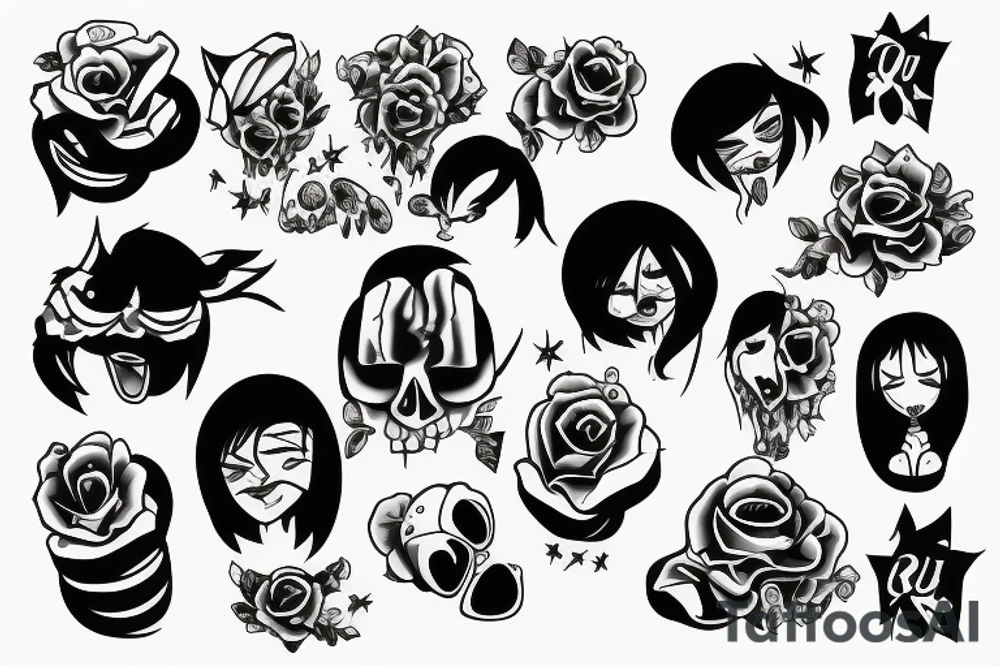 Something that represent sadness tattoo idea