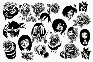 Something that represent sadness tattoo idea