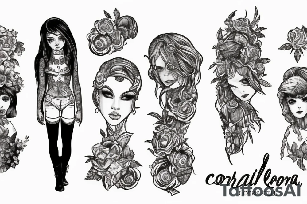 Names 
Cornelia, Norah and Leona Isabel tattoo idea